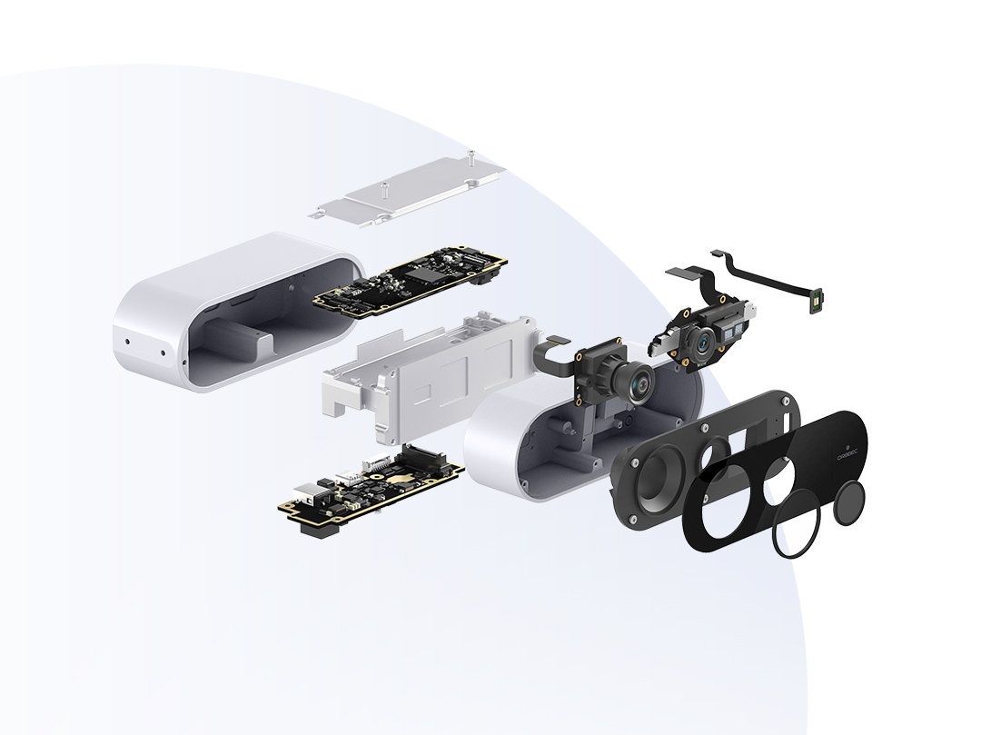 圖注：奧比中光Femto Bolt整合多種感知模塊。.jpg